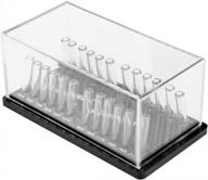 tinsay dental acrylic organizer holder for orthodontic round arch wires case preformed round arch wires acrylic logo