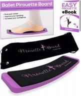 zenmarkt turning board for dancers - ballet, figure skating, and dance training equipment for improved pirouettes - ideal for ice skaters, gymnasts, cheerleaders logo