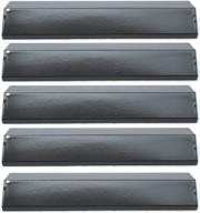 direct store parts dp134 (5-pack) porcelain steel heat shield/heat plates replacement for brinkmann, aussie, charmglow, grill king, uniflame, master forge, grill king, tera gear gas grill models (5) logo