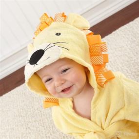 img 2 attached to 🛀 Bath Time Bliss: Baby Aspen Hooded Towel/Robe - The Ultimate Blend of Comfort and Convenience