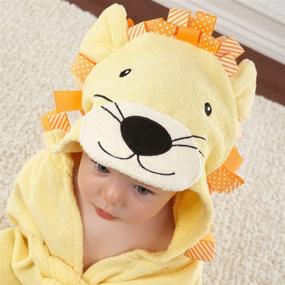 img 3 attached to 🛀 Bath Time Bliss: Baby Aspen Hooded Towel/Robe - The Ultimate Blend of Comfort and Convenience