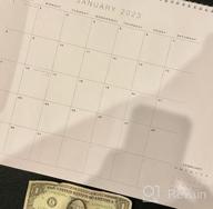 img 1 attached to Get Organized With Simplified 2023-2024 Wall Calendar - 14.5"X11.5" Monthly Planner For Office And Home review by Anthony Cano