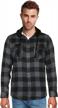 crowns lightweight hoodie flannel shirt black men's clothing in shirts logo