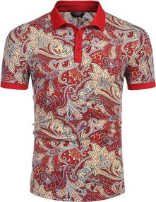 img 4 attached to 👕 COOFANDY Short Sleeve Shirts Casual: Effortlessly Stylish Comfort