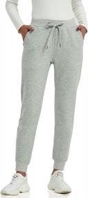 img 2 attached to Soft Sherpa-Lined Women'S Jogger Pants By Soojun