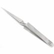 stainless steel reverse action forceps with straight very fine point - scientific labwares logo