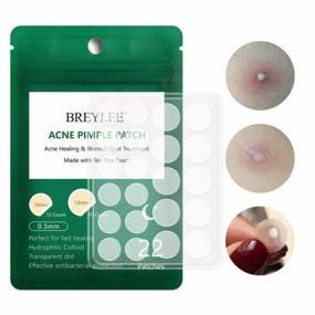 img 3 attached to BREYLEE Tea Tree Acne Dots - Hydrocolloid Acne Patch For 22 Blemish Spots, Acne Absorbing Cover For Pimple Healing And Acne Treatment