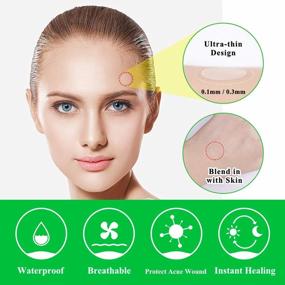 img 1 attached to BREYLEE Tea Tree Acne Dots - Hydrocolloid Acne Patch For 22 Blemish Spots, Acne Absorbing Cover For Pimple Healing And Acne Treatment