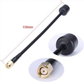 img 2 attached to Enhance Your Long-Range HD FPV Drone With IFlight LHCP RP-SMA Male Antennas - 2PCS For Titan DC7, Chimera4 And Chimera7 Models