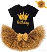 clothes birthday leopard dresses sets（6 12months） logo