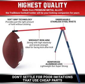 img 3 attached to Take Your Football Game To The Next Level With Trailblaze True Strike Pro Kicking Tee - Compatible With All Ball Sizes And Featuring A Portable, Super Strong Design!