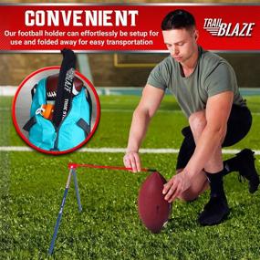 img 1 attached to Take Your Football Game To The Next Level With Trailblaze True Strike Pro Kicking Tee - Compatible With All Ball Sizes And Featuring A Portable, Super Strong Design!