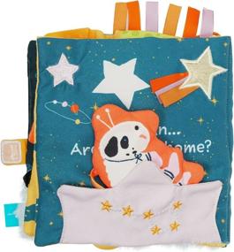 img 3 attached to 🚀 Explore the Stars! Manhattan Toy Little Rocket Soft Activity Crinkle Book for Baby & Toddler with Tethered Characters