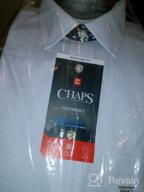 img 1 attached to Chaps Regular Stretch Saffron Men's Clothing - Perfect Versatile Shirts review by Jose Isaacs