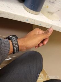 img 5 attached to Силиконовый модный ремешок Koelin для Samsung Galaxy Watch 5 и 4 44 мм / 40 мм / часы 4 Classic 46 мм / 42 мм / Galaxy Watch 3 41 мм - мягкий без зазоров, дизайн с принтом, спортивный сменный ремешок для женщин и мужчин