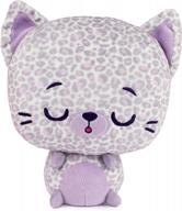 gina spots purple leopard 9-дюймовая плюшевая плюшевая игрушка gund drops expressive premium pet логотип