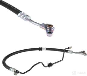 img 1 attached to 🔧 Power Steering Pressure Hose Assembly Compatible with Honda Odyssey V6 3.5L 2005 2006 2007 - High-Quality Power Steering Hose Pressure Line by Lucky Seven