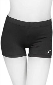 img 2 attached to Maximize Your Performance With Destira Women'S Compression Shorts: Perfect For Gymnastics, Dance, And Athletic Activities In Adult Sizes