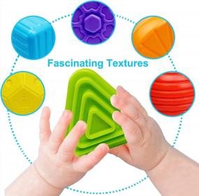 img 1 attached to 🧩 Sensory Bin for Toddlers 1-3 | Baby Shape Sorter Toys | Sensory Toys for Autism | Montessori Toys for 1-3 Year Olds | Developmental Toys for Boys and Girls | Baby Toys 12-18 Months Gift