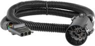 🔌 curt 55515 replacement vehicle-side 4-pin connector with factory tow package and uscar socket, black логотип