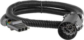 img 4 attached to 🔌 Curt 55515 Replacement Vehicle-Side 4-Pin Connector with Factory Tow Package and USCAR Socket, Black