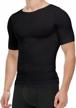 men's compression undershirt slimming tank top workout vest abs abdomen body shaper for men logo