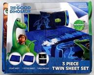 🦖 disney/pixar good dinosaur carnivore twin sheet set - 3 piece microfiber logo