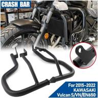 high-quality black steel highway engine guard crash bars frame falling protectors for 2015-2022 kawasaki vulcan s vn650 - usa stocked motorcycle accessories & parts логотип