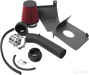 img 2 attached to 🔥 Upgrade Your Chevrolet Silverado Sierra 1500 with a High-Performance Cold Air Intake | Black Tube & Red Filter Included