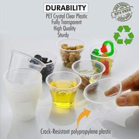 img 1 attached to 400 Pack Of Disposable Plastic Measuring Cups For Epoxy Resin Mixing - 1 Oz Capacity