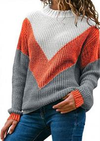 img 4 attached to Stay Cozy And Stylish With Shermie'S Loose Knitted Sweaters For Women