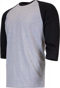 img 1 attached to 2-Pack Gildan Men'S Heavy Cotton 3/4 Raglan T-Shirt - Style G5700