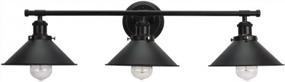 img 4 attached to Enhance Your Bathroom Décor With LMSOD 3-Light Industrial Vintage Wall Sconce