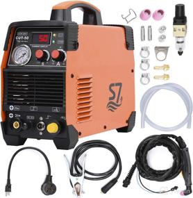 img 3 attached to 🪓 Intelligent Digital Display Plasma Cutter, 50A Non-Touch Pilot Arc Inverter DC Inverter 120/240V Dual Voltage Cutting Machine with Free Accessories