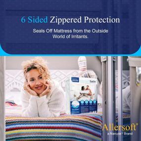 img 1 attached to RV 6 Sided Zippered Mattress Protector With Secure Locking Zipper For 70X80 RV King. Creates A Natural Seal Around Your Mattress From Dust, Pet Dander, Pollen, Liquids & More. Oeko-Tex Certified…
