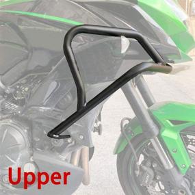 img 1 attached to Versys650 Motorcycle Parts Engine Guard Frame Falling Protector Bumper Crash Bars For 2015 2016 2017 2018 2019 2020 2021 Kawasaki Versys 650 KLE650 15-21 (Upper Crash Bar)