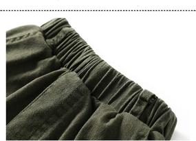 img 1 attached to 👖 Koupa Cargo Elastic Cotton Jogger Boys' Pants: Trendy & Functional Clothing