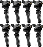🔥 mas high-performance ignition coils pack dg508 compatible with ford lincoln mercury crown victoria navigator f150 f250 4.6l 5.4l v8, dg508 c1454 c1417 fd503 ic33, replaces 3l3z12029ba 3l3e12a366ca 3l3u12a366bb logo