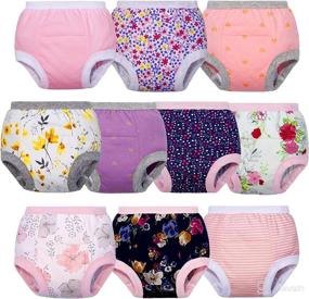 img 4 attached to 🐘 Soft & Absorbent BIG ELEPHANT Baby Girls Training Underwear - Toddler Cotton Pants 12M-5T