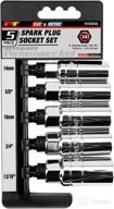 🔧 5-piece spark plug socket set - performance tool w30936 логотип