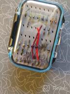 img 1 attached to Lightweight, Waterproof Fly Fishing Lures Box W/ Easy Grip Transparent Lid - Multiple Sizes Available! review by Jerry Moody