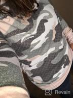 img 1 attached to Get In Style With Sidefeel Women'S Camo Print Sweatshirt Jumper Top- Long Sleeve And Crewneck review by David Cronin