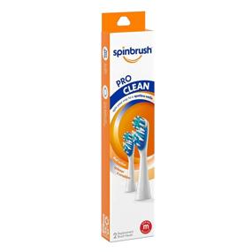 img 4 attached to HAMMER Spinbrush Pro Clean Replacement Medium Oral Care