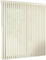 spotblinds off white cordless custom-made pvc vertical blinds - 48" w x 95" l assembled in the us. logo