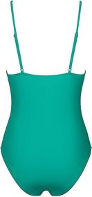 img 2 attached to 👙 Stylish & Flattering: Phurro Swimwear Shirring Bathing Swimsuit for Women's Clothing