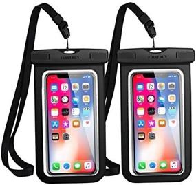 img 1 attached to WJZXTEK Waterproof Phone Pouch: IPX8 Rated Universal Case For IPhone, Samsung Galaxy And Google Pixel Devices Up To 6.5 Inches – Floating And Underwater Dry Bag For Ultimate Protection