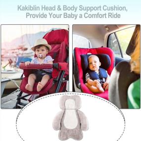 img 2 attached to Comfort For Baby On The Go: KAKIBLIN 3-In-1 Stroller Cushion And Car Seat Pad
