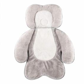 img 4 attached to Comfort For Baby On The Go: KAKIBLIN 3-In-1 Stroller Cushion And Car Seat Pad