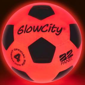 img 4 attached to GlowCity'S Official Size 5 Glow In The Dark Soccer Ball With LED Lights - Perfect Gift For Teenage Soccer Enthusiasts!
