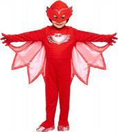 официально лицензированный костюм для малышей owlette от spirit halloween - pj masks логотип